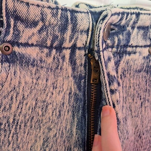 PURE JEANSWEAR Vintage 1980s Acid Wash Jeans size 7 - Picture 5 of 7
